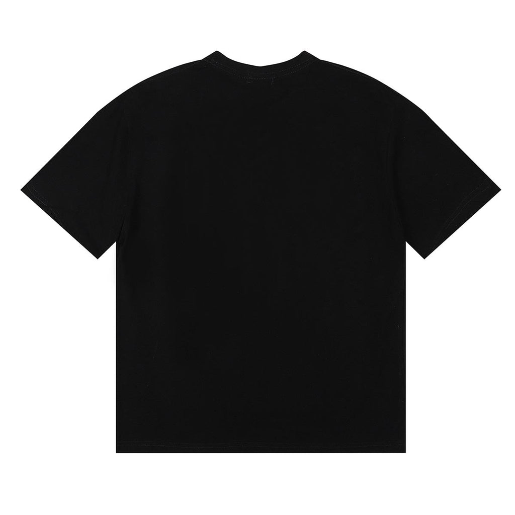 Rhude T-shirts Fox Hound Cotton Casual Short Sleeve Men and Women