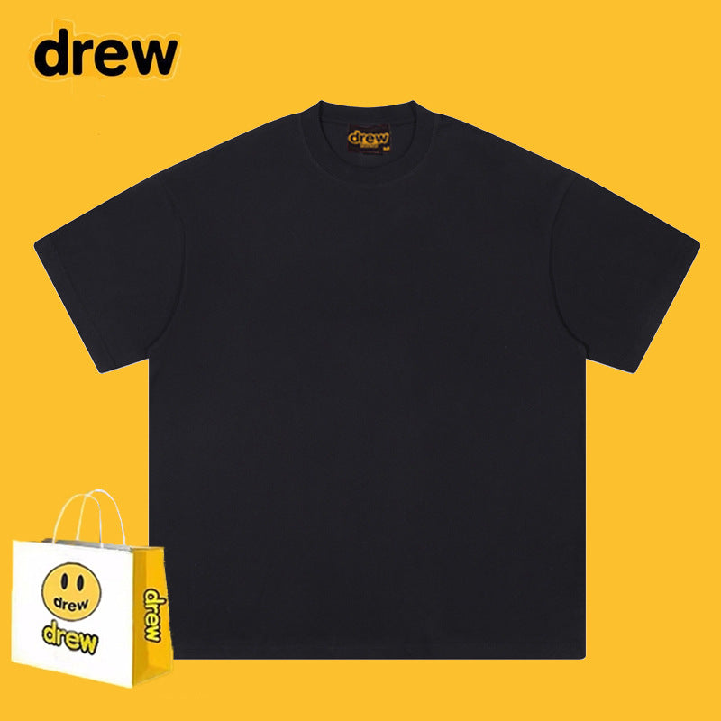 Drew T-shirts Short Sleeve T-shirt Alphabet Graffiti Print