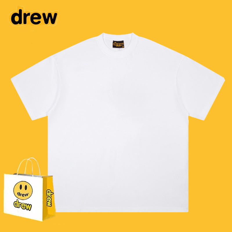 Drew T-shirts Short-Sleeved Clothes T-shirt Smiley Face Graffiti